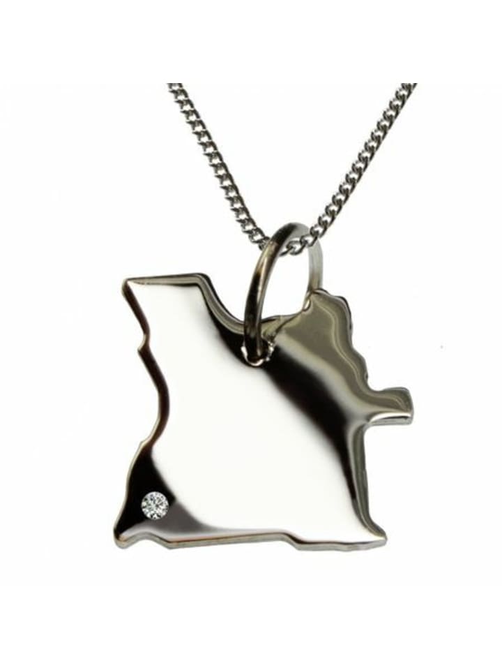 

Schmuckador Цепочка 50 см + ангольская цепочка с бриллиантом из серебра 925 пробы