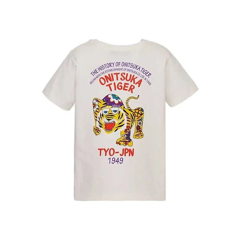 Футболка детская Crew Neck Onitsuka Tiger белый — фото 3