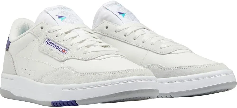 Кроссовки Reebok Unisex Court Peak, фиолетовый/серый/бирюзовый — фото 3