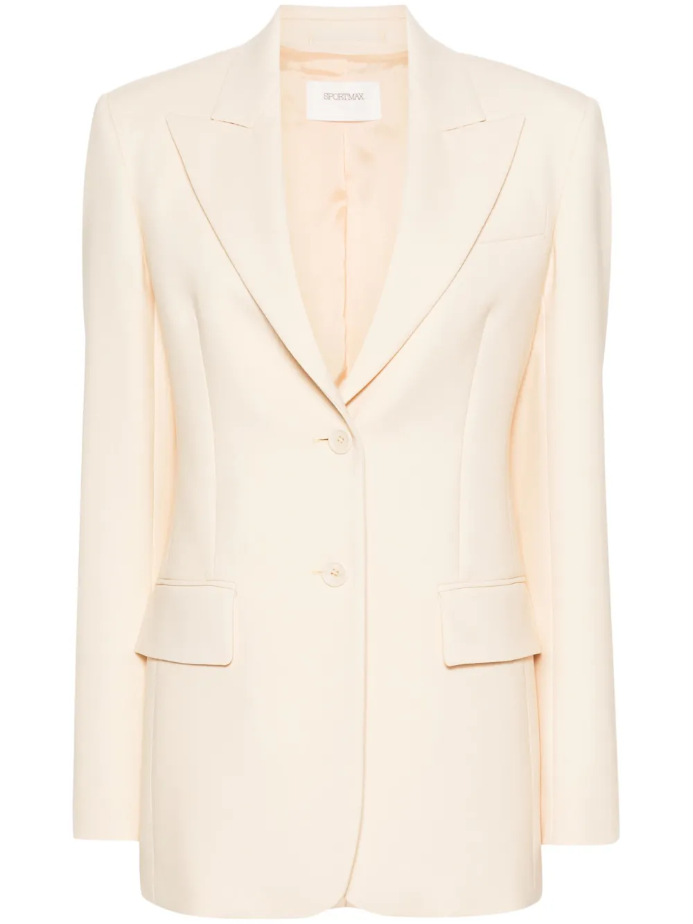 

Однобортный пиджак SPORTMAX, нейтральный