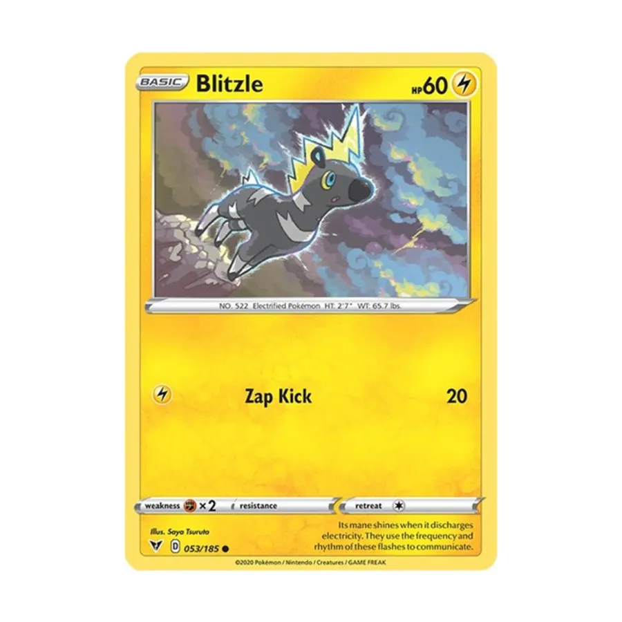 

CCG Блицл (C) #053/185, Pokemon - SWSH04 - Vivid Voltage - Singles