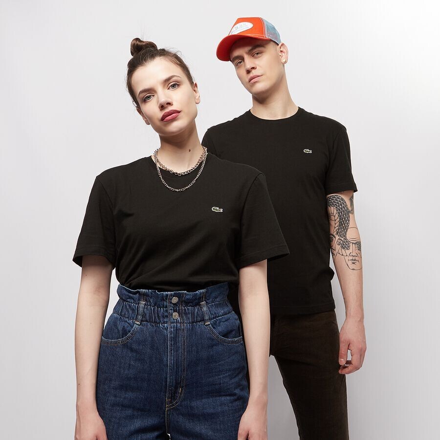 

Футболка Short Sleeved Crew Neck Lacoste, цвет black