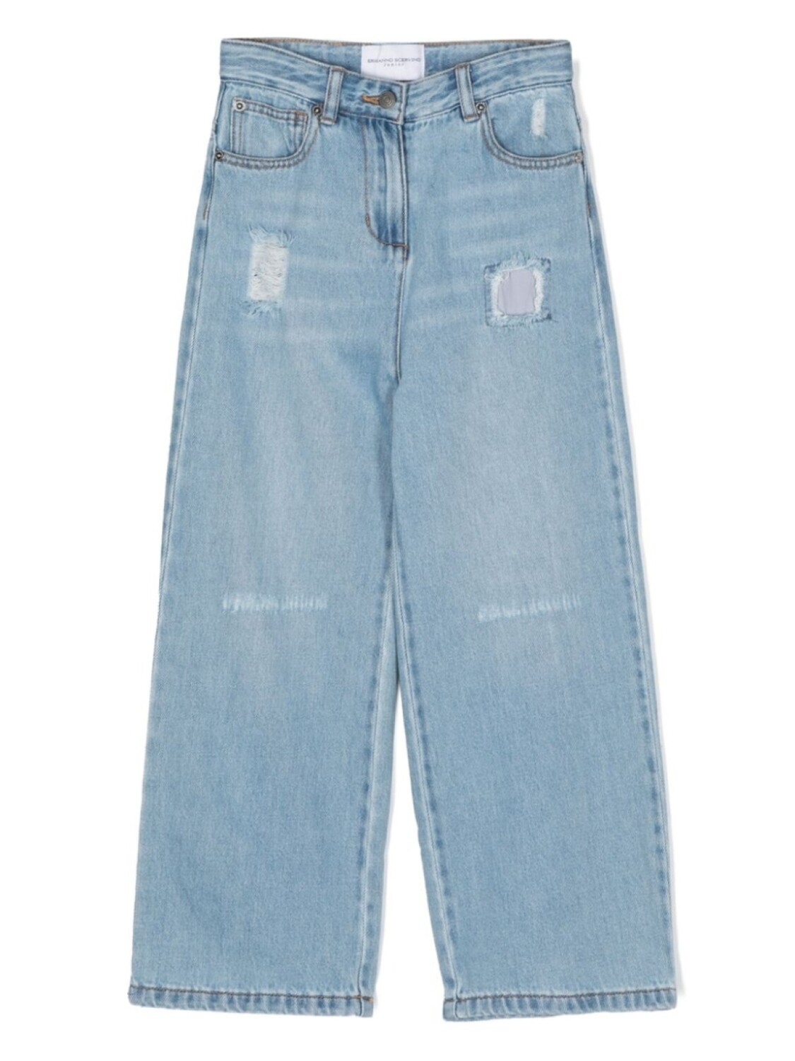 

Широкие джинсы Ermanno Scervino Junior, синий