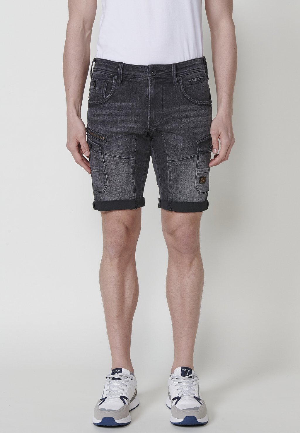 

Джинсовые шорты Koroshi, цвет Black Denim