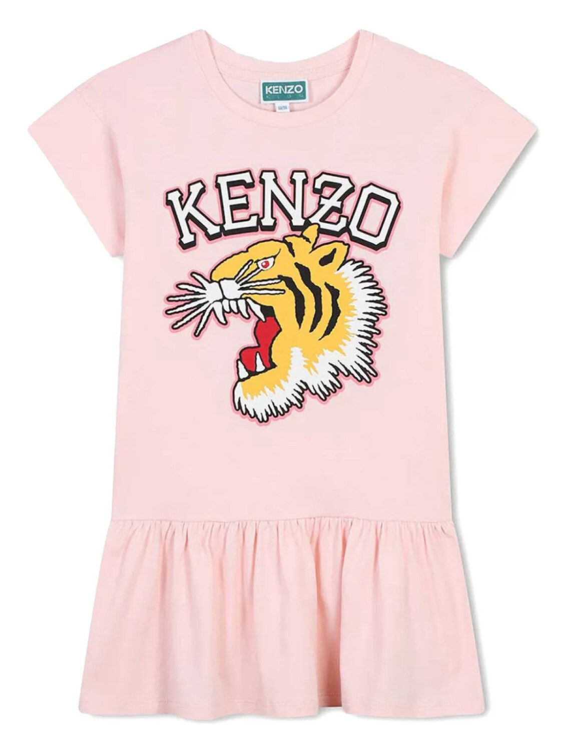 

Платье Kenzo Kids из хлопка, розовый
