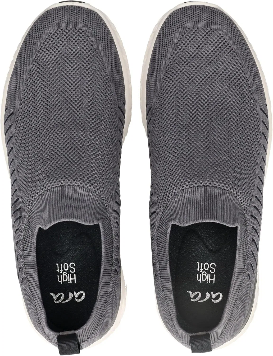 Кроссовки ARA Men's San Diego Trainers, Grey / Blue — фото 3