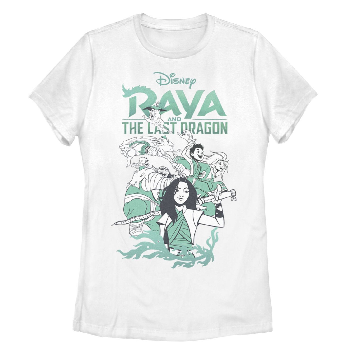 

Детская футболка с логотипом Disney's Raya and The Last Dragon Group Shot Licensed Character