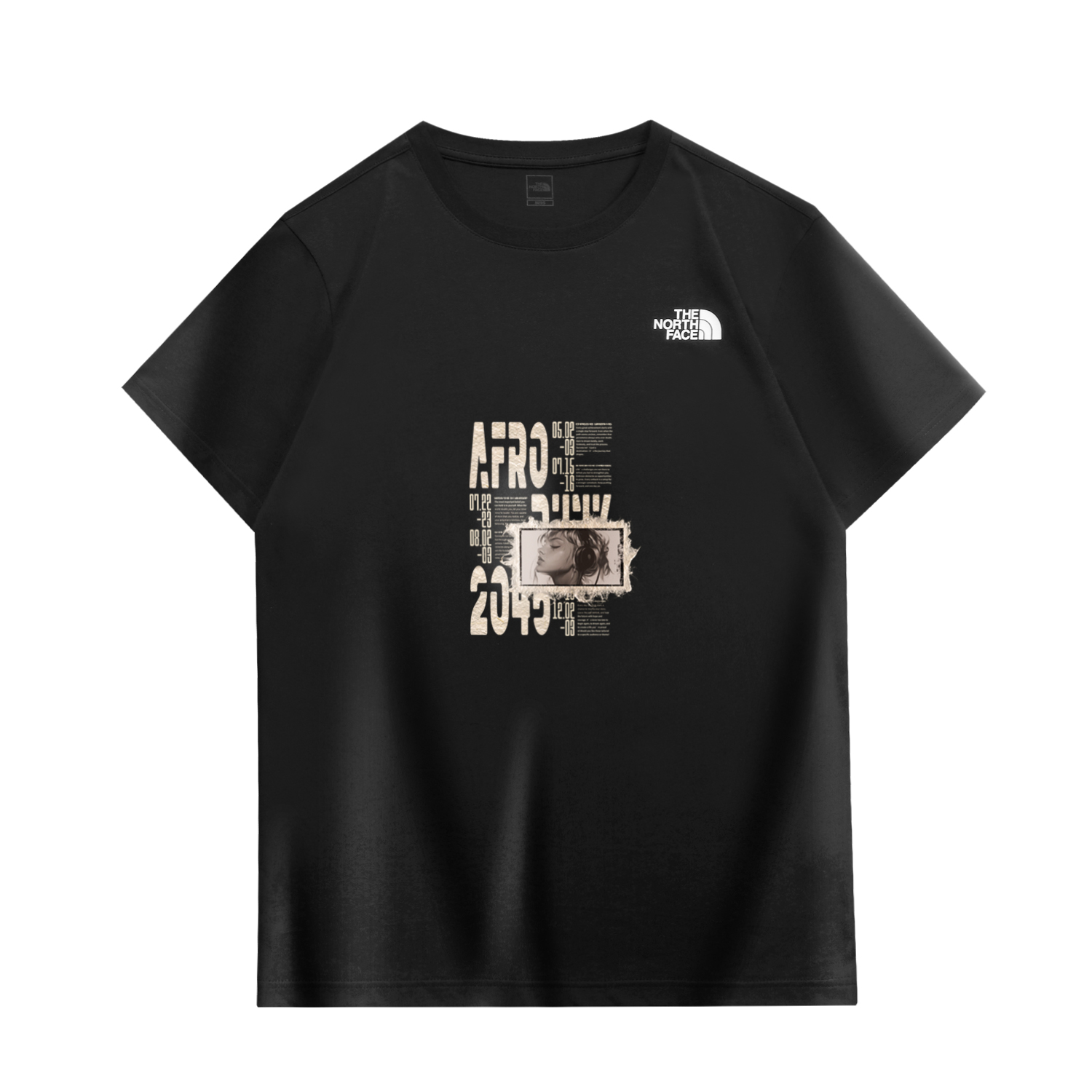 

Футболка унисекс черная THE NORTH FACE