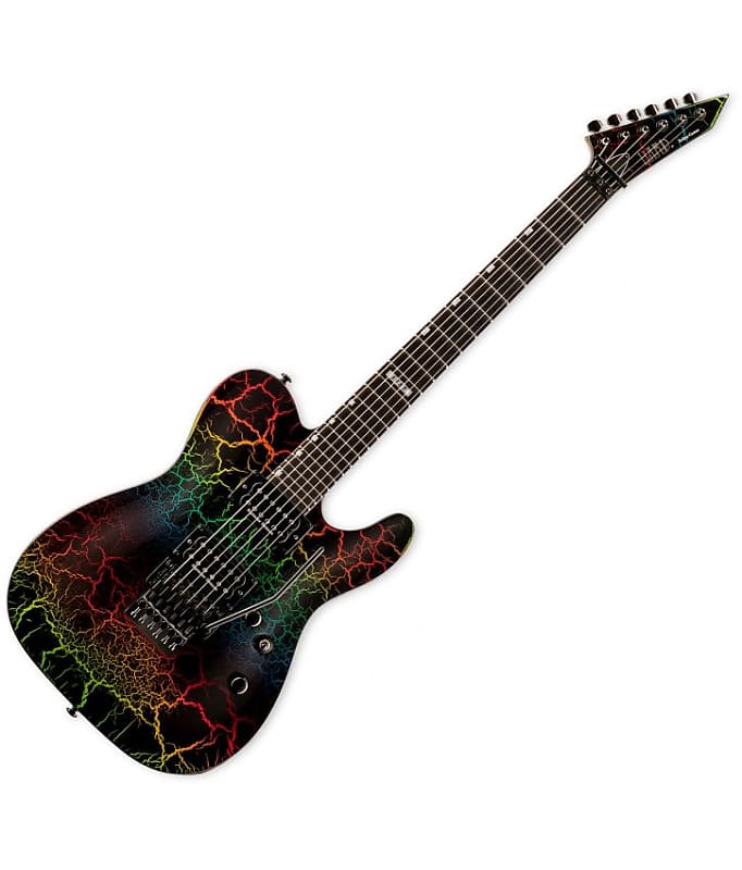 

Электрогитара ESP LTD Eclipse 87 Electric Guitar in Rainbow Crackle Finish