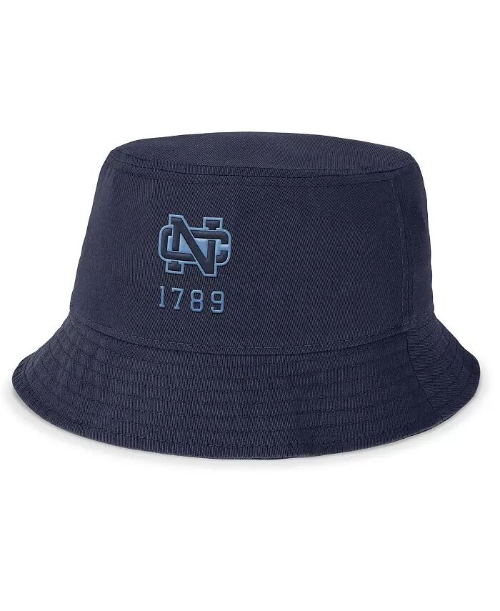 

Мужская темно-синяя шляпа North Carolina Tar Heels Legacy Apex Bucket Hat Nike