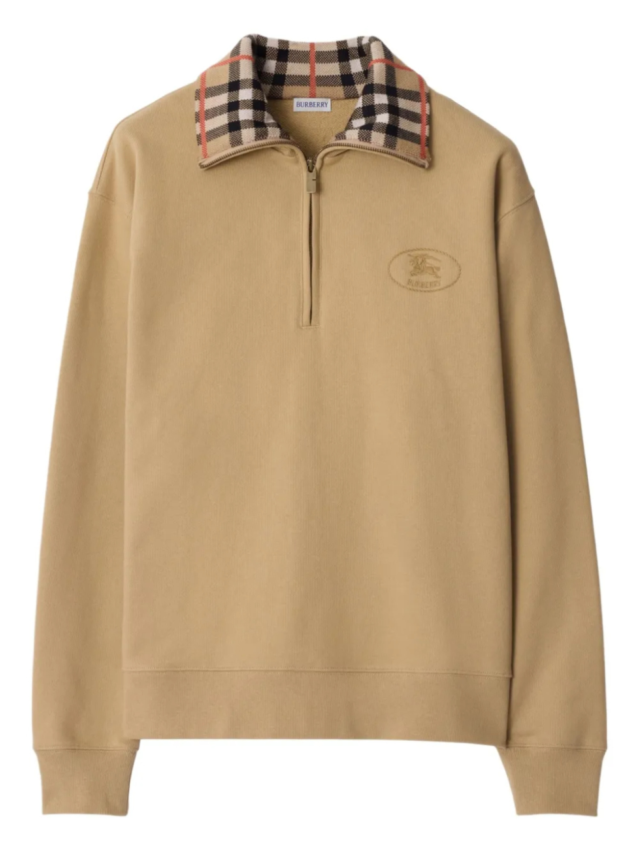 

Burberry толстовка на молнии, нейтральный