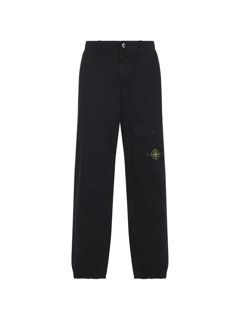 

Брюки с логотипом на кармане Stone Island, черный