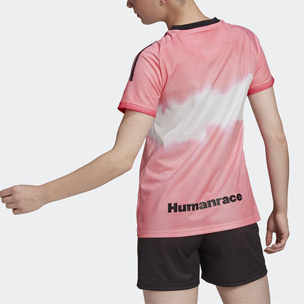 Футболка Adidas x Human Race Crossover AU Player Edition 20-21 Season Juventus Jersey Pink, розовый — фото 4