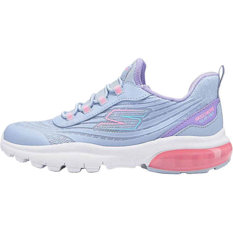 

Нескользящие износостойкие низкие повседневные кроссовки для детей Skechers Kids, фиолетовый