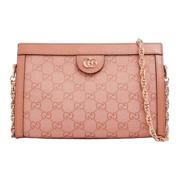 

GUCCI Сумка через плечо Ophidia Canvas Crossbody малая женская розовая