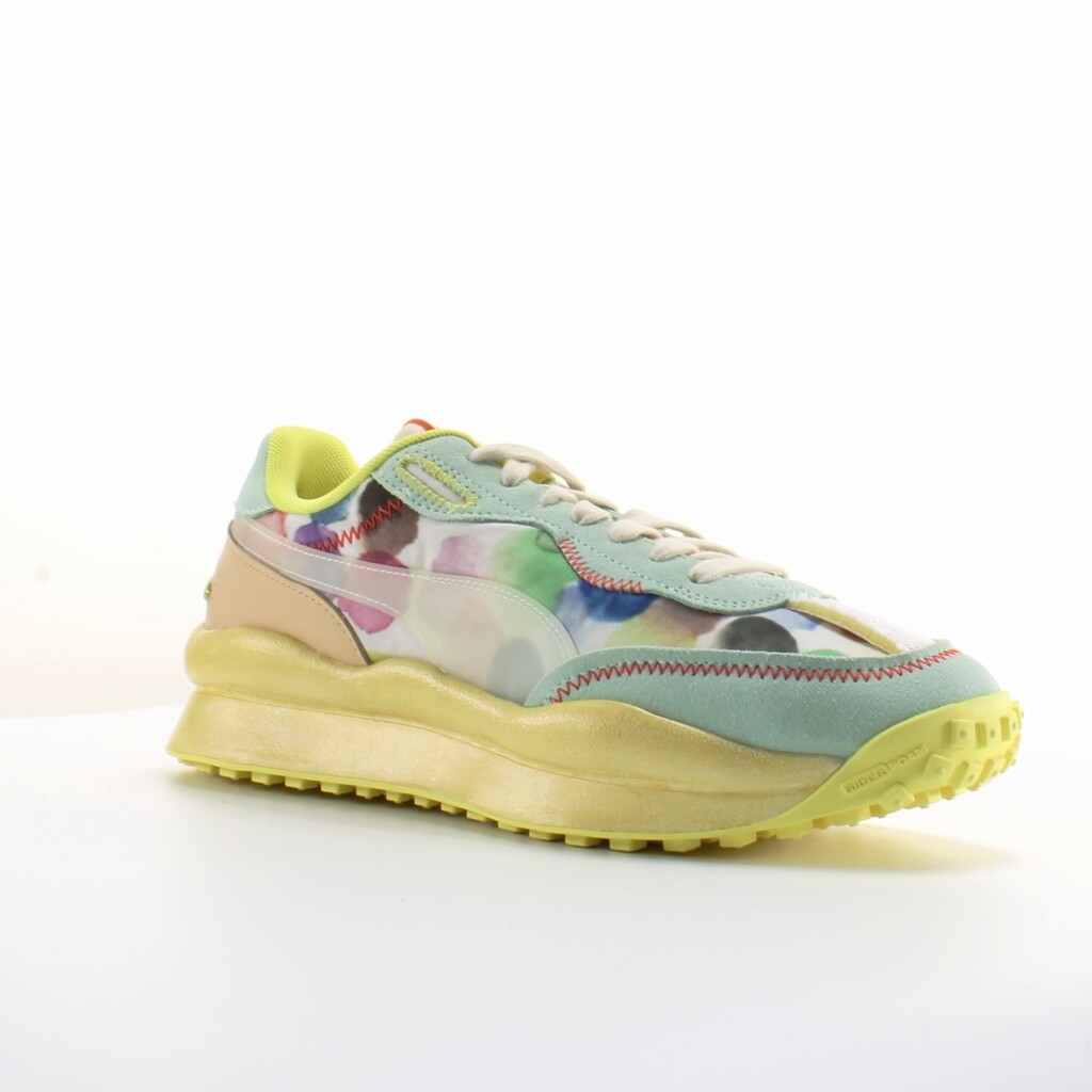 Текстильные кроссовки style rider kidsuper на шнуровке 373513 01 Puma, мультиколор — фото 2