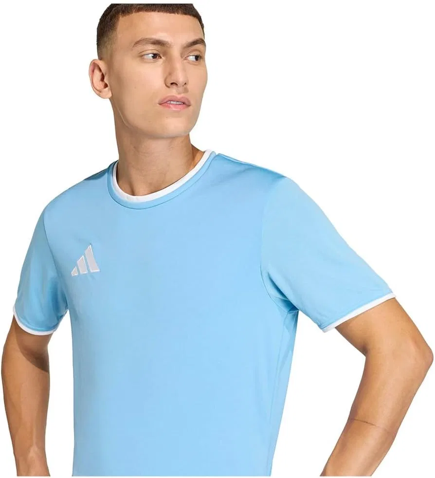Футболка adidas Entrada 26, Team Light Blue/White — фото 3