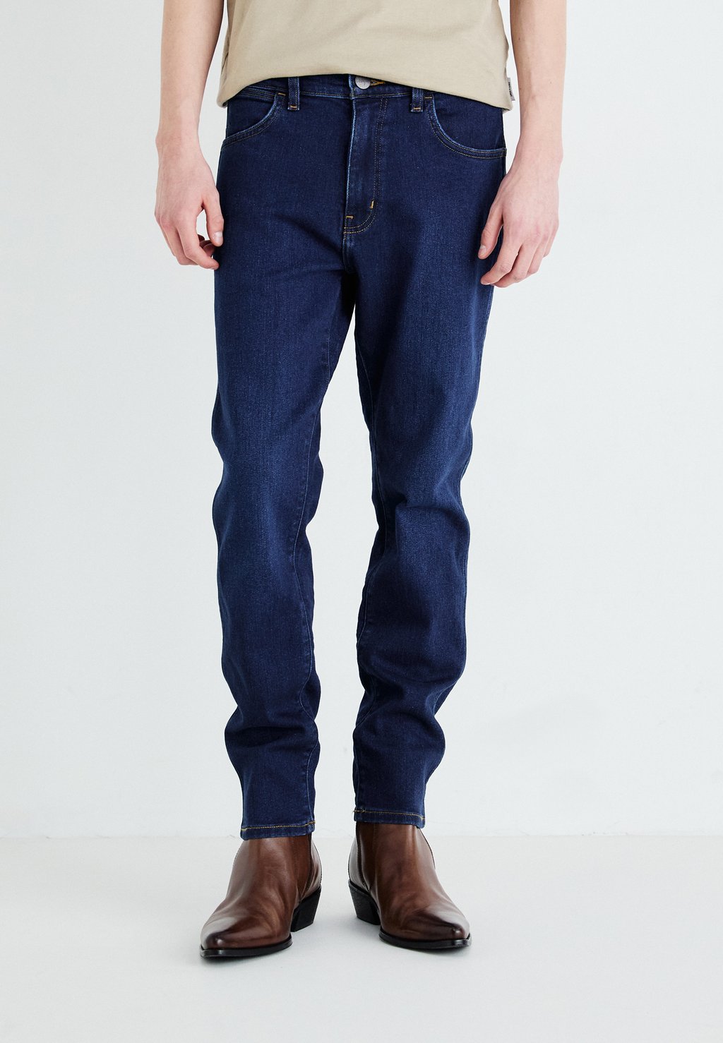 

Зауженные джинсы LARSTON Wrangler, темно-синий
