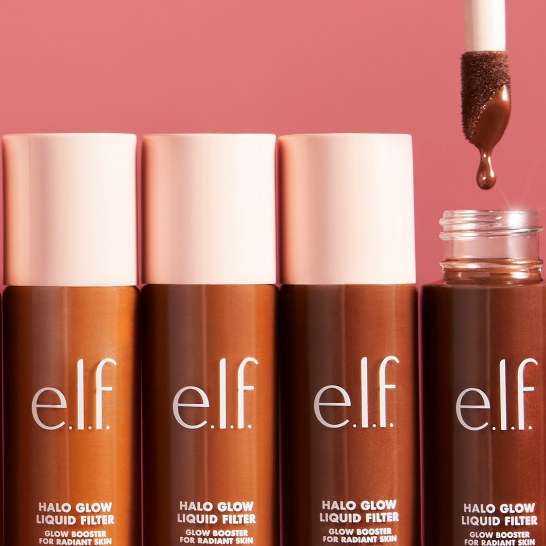 Тональный крем для лица halo glow liquid filter Elf Cosmetics, 8.5 - rich, объем 31.5 мл — фото 4
