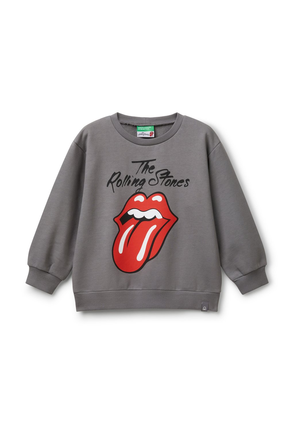 

Толстовка WIDE THE ROLLING STONES United Colors of Benetton, серый