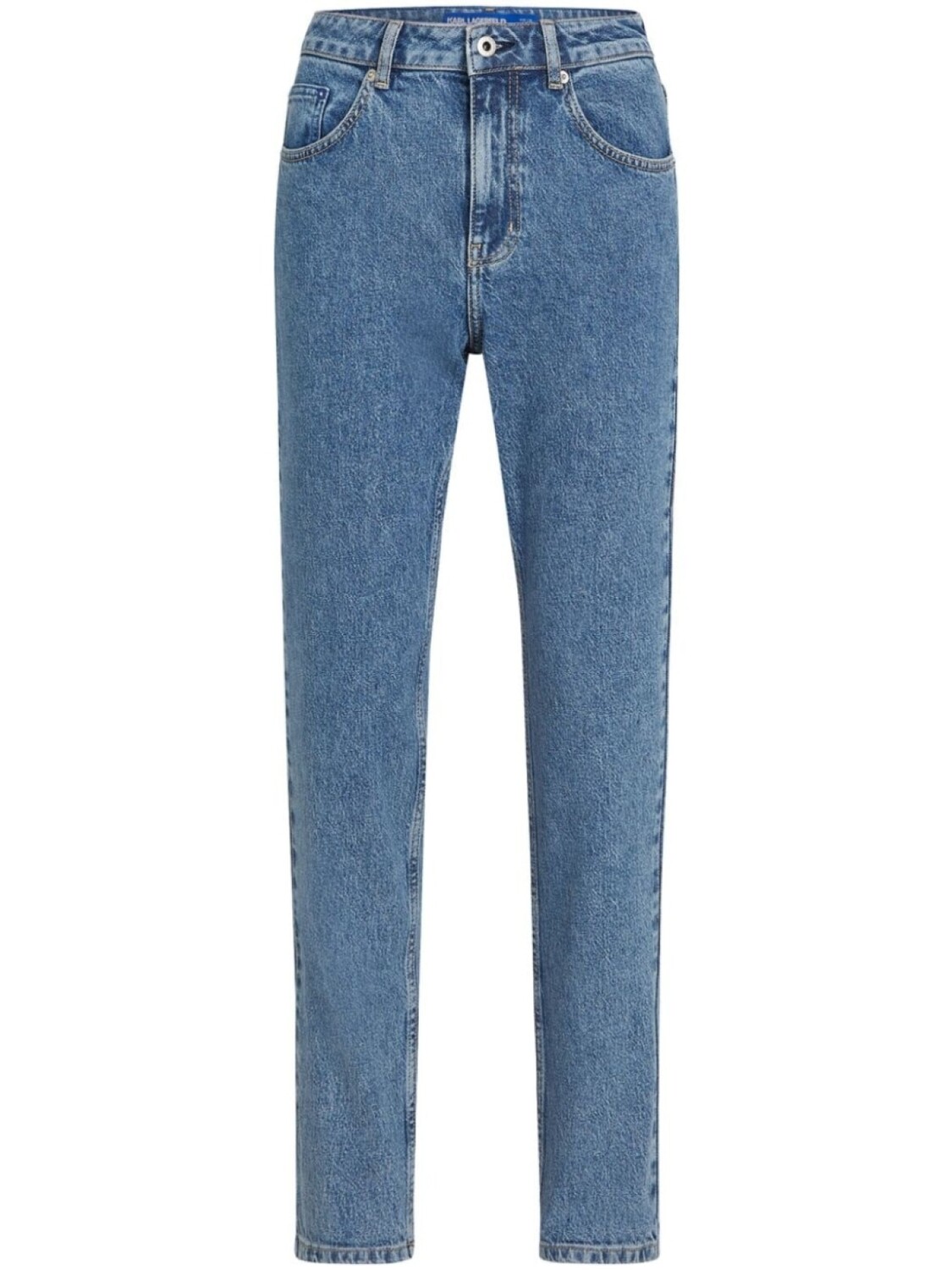 

Karl Lagerfeld Jeans зауженные джинсы с завышенной талией, синий