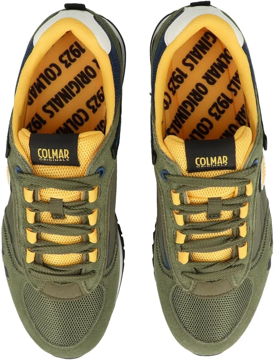 Кроссовки Colmar Travis Sport Colors, темно-синий/зеленый/желтый — фото 2