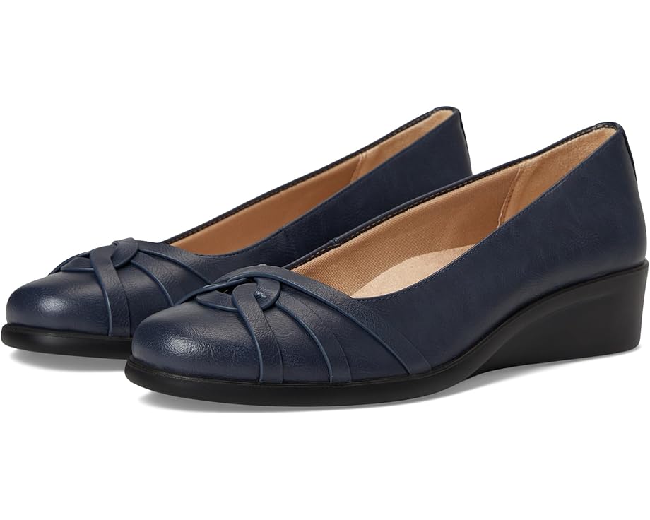 Туфли LifeStride Jorie Skimmers, цвет Lux Navy Faux Leather