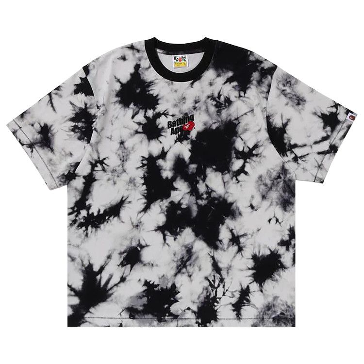 

Футболка BAPE Cloud Head Bleach Dye Tee, Black
