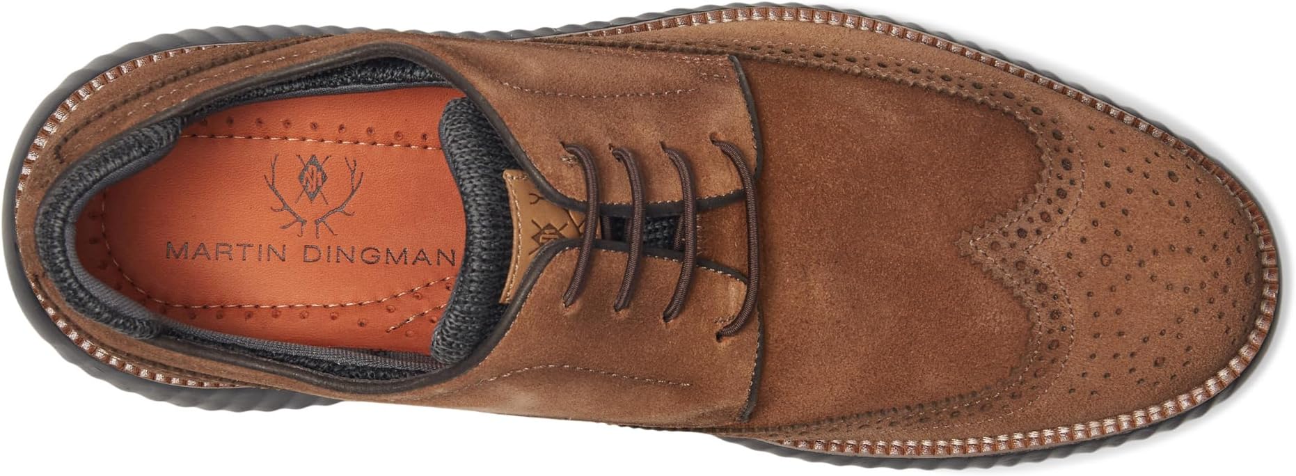Оксфорды Martin Dingman Men's Countryaire Wingtip Oxford, French Roast — фото 2