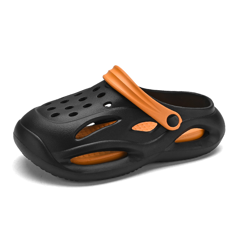 

TONYBEAR Клоги мужские черно-оранжевые, цвет Black Orange