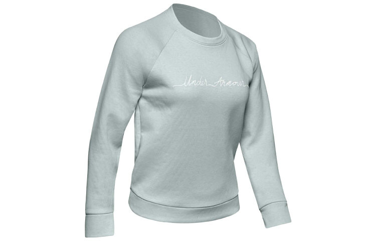 

Свитшот Script женский зеленый Under Armour