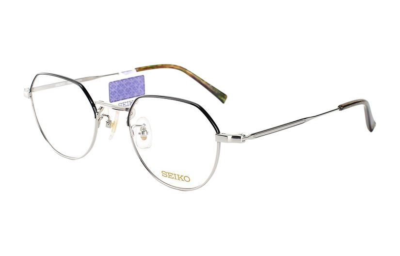 

SEIKO Титановая оправа для очков нестандартной формы унисекс разноцветная, Silver