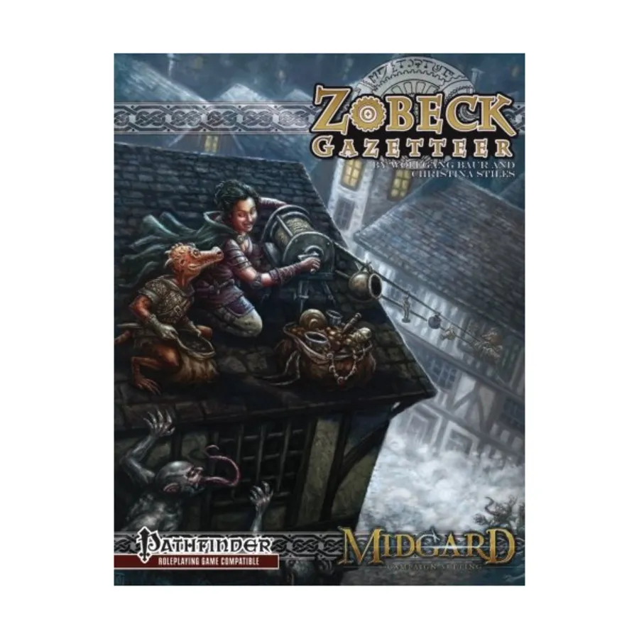 

Zobeck Gazetteer (Pathfinder), 5th Edition Dungeons & Dragons (Kobold Press), мягкая обложка