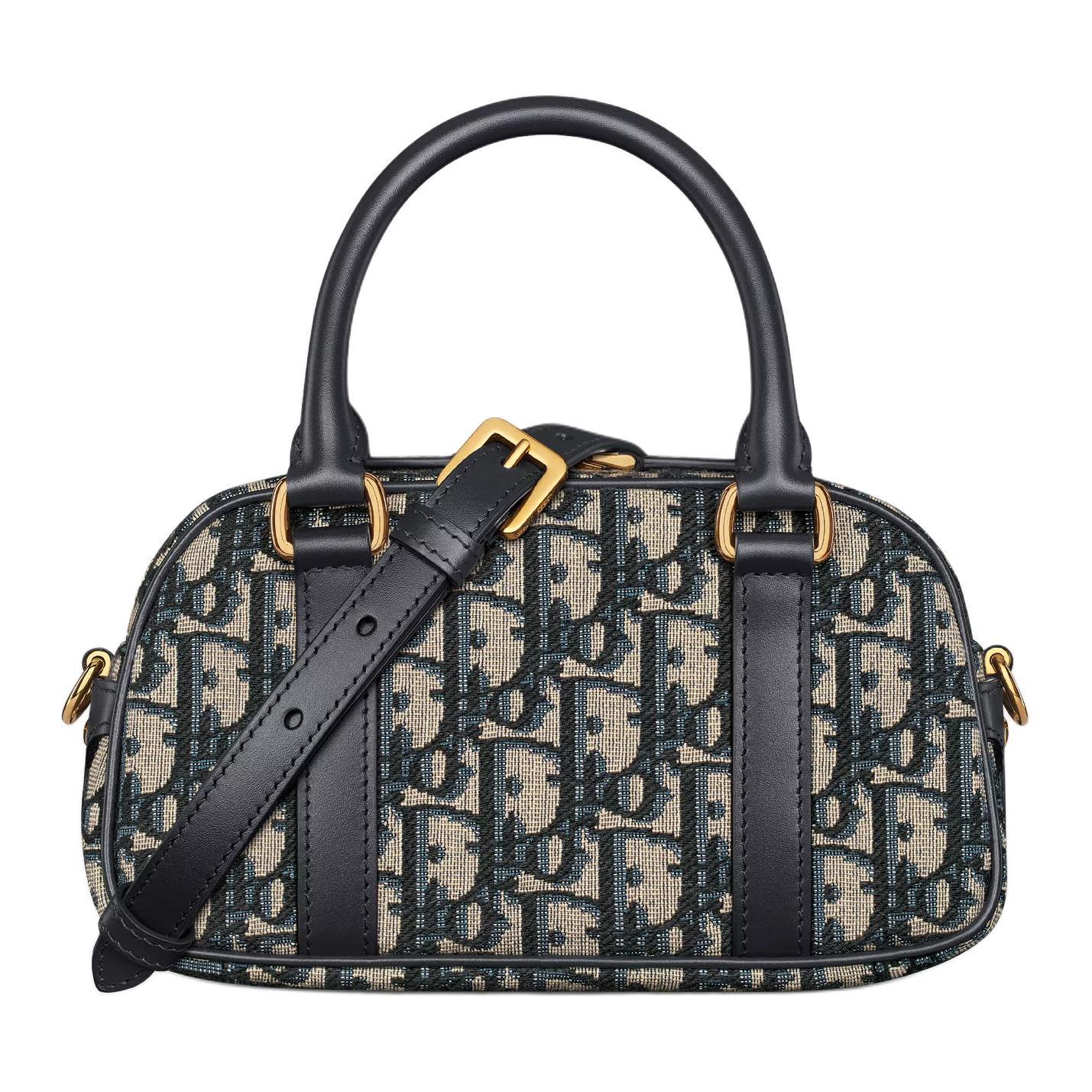 

DIOR D Vibe East West Cotton Shoulder Bag, Crossbody Bag, Handbag Women's Blue