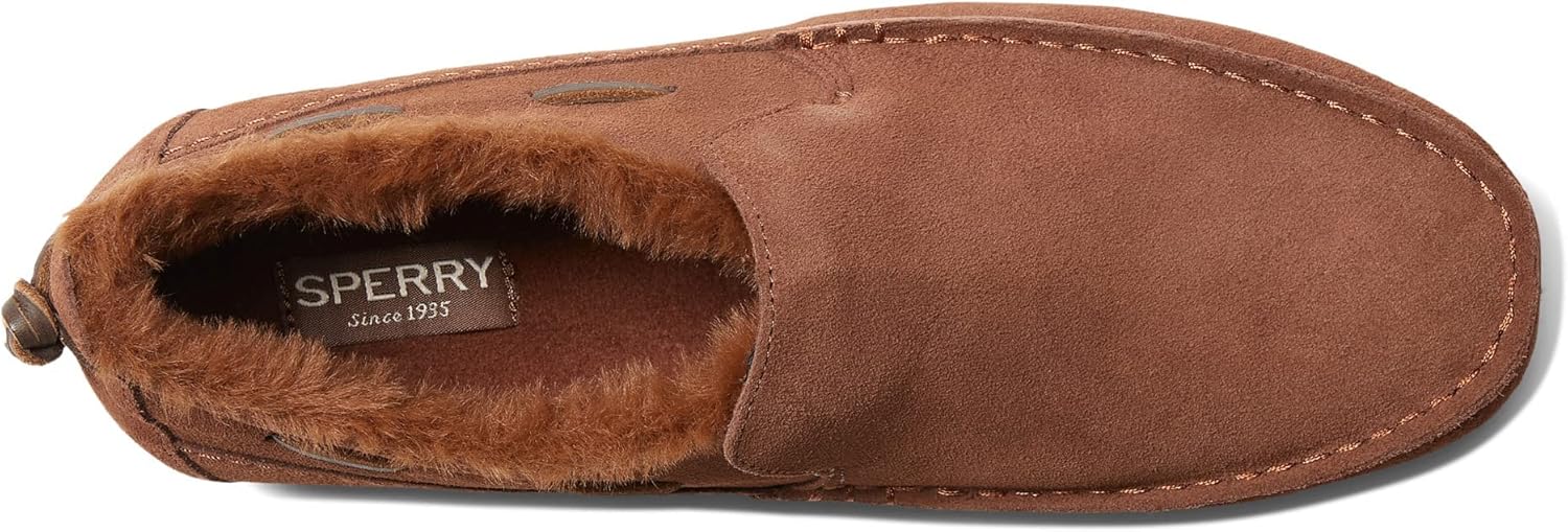 Зимние мужские мокасины Sperry Moc-Sider, коричневый — фото 3