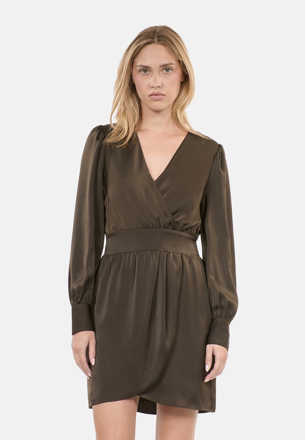 

Повседневное платье COURTE The Kooples, хаки