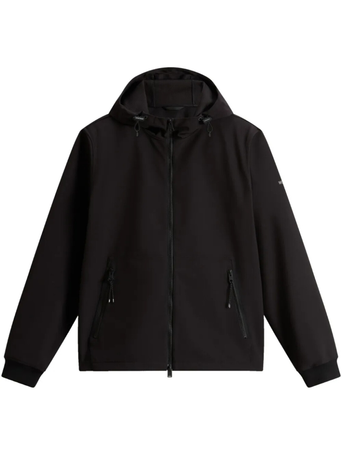 

Куртка Woolrich с капюшоном и застежкой-молнией, черный