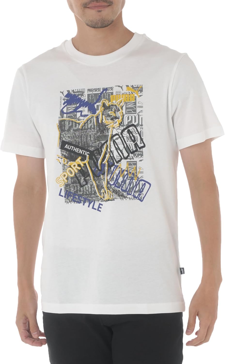 

Футболка с графическим принтом68419402M Puma, белый