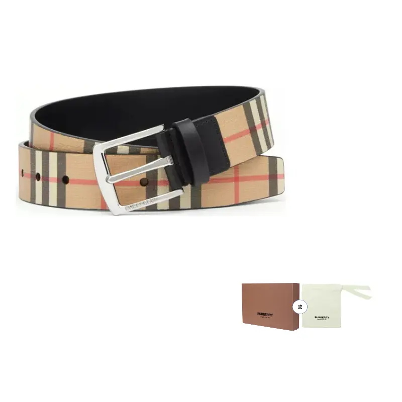 

Кожаный ремень унисекс Burberry