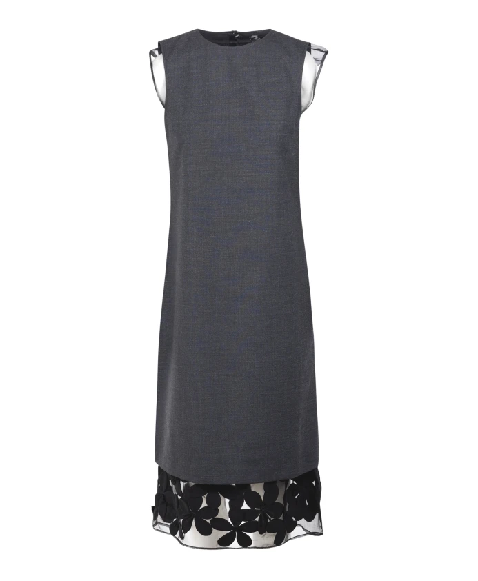 

Платье миди Artemisia Liviana Conti, серый