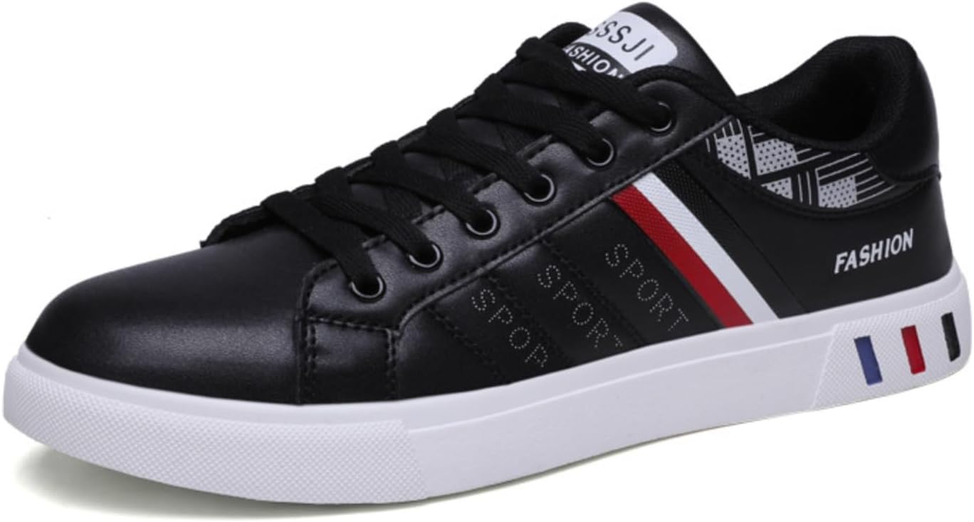 

Мужские кеды Azttoztto с низким верхом и свободной посадкой, удобные нескользящие шнурованные кроссовки для повседневной носки и занятий спортом на открытом воздухе, черный