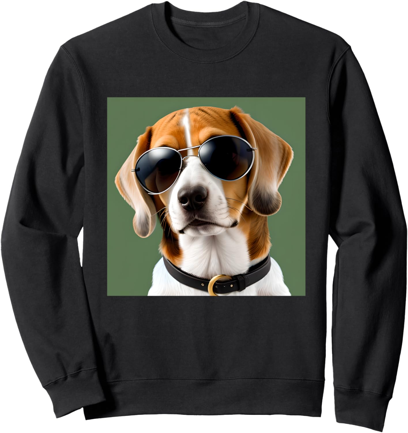 

Толстовка с солнцезащитными очками Бигль Dogs With Sunglasses, черный