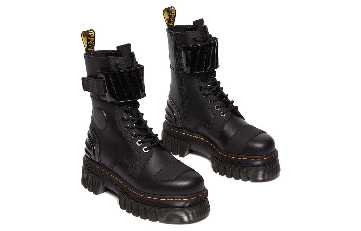 Мужские ботинки Dr.Martens Audrick Alternative кожаные на платформе, черный — фото 4