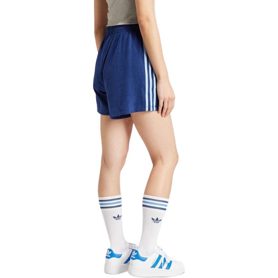 FIEBIRD Повседневные шорты женские темно-синие Adidas Originals — фото 4