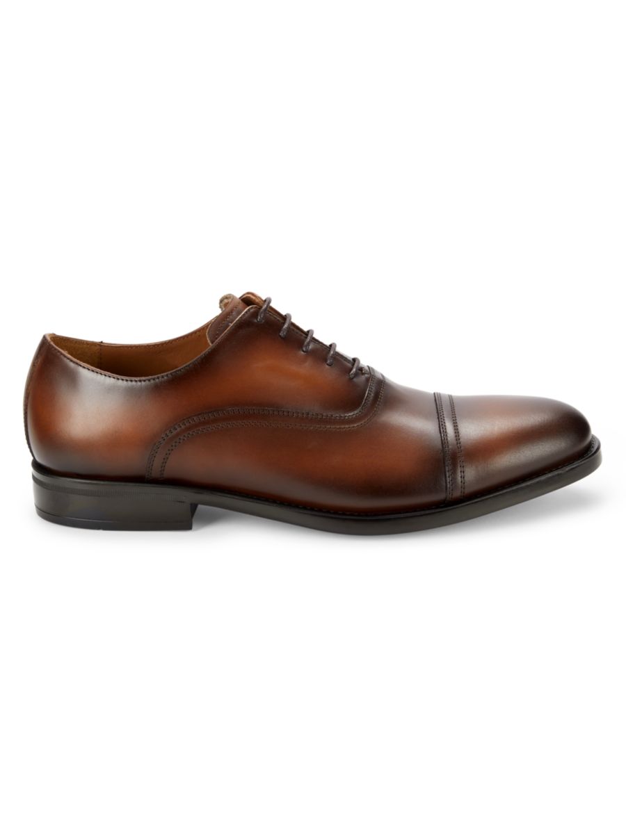 

Туфли-оксфорды Butler из кожи с закрытым носком Bruno Magli, цвет Cognac