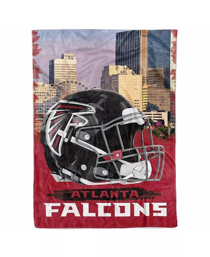 

Одеяло City Sketch для Atlanta Falcons 66 x 90 дюймов Logo Brands, мультиколор