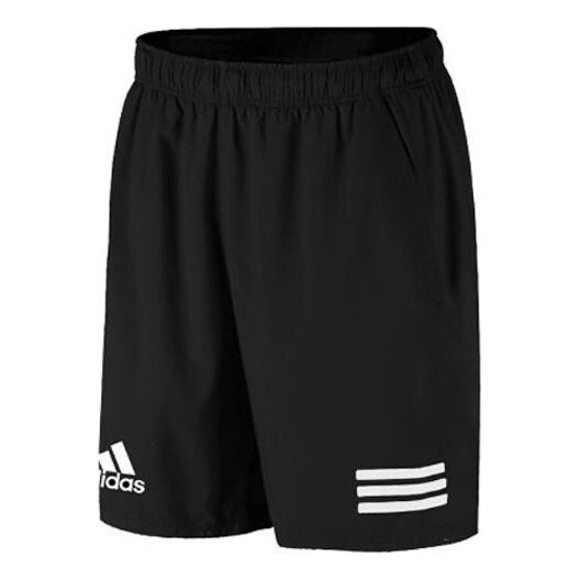 

Шорты мужские клубные 3 полоски теннисные шорты Adidas, черный