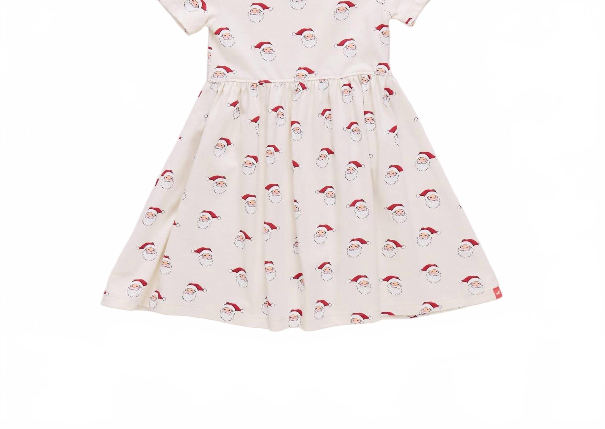 

Coop Kids by Pink Chicken Детское мини-платье Санта-Клауса в белом цвете