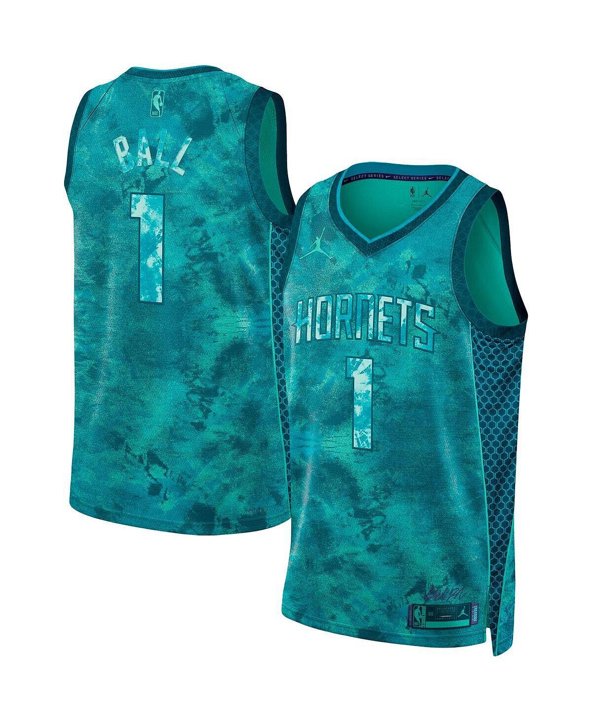 Мужская и женская майка LaMelo Ball Mint Charlotte Hornets Select Series Swingman Nike — фото 2