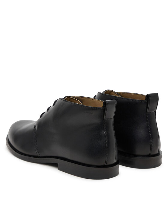 Туфли на шнуровке Ess Rubber Desert Boot Lth HM0HM01979 Calvin Klein, черный — фото 3